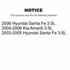 Mpulse Engine Crankshaft Position Sensor For Hyundai Santa Fe Kia Amanti 3.5L SEN-2CRK0199
